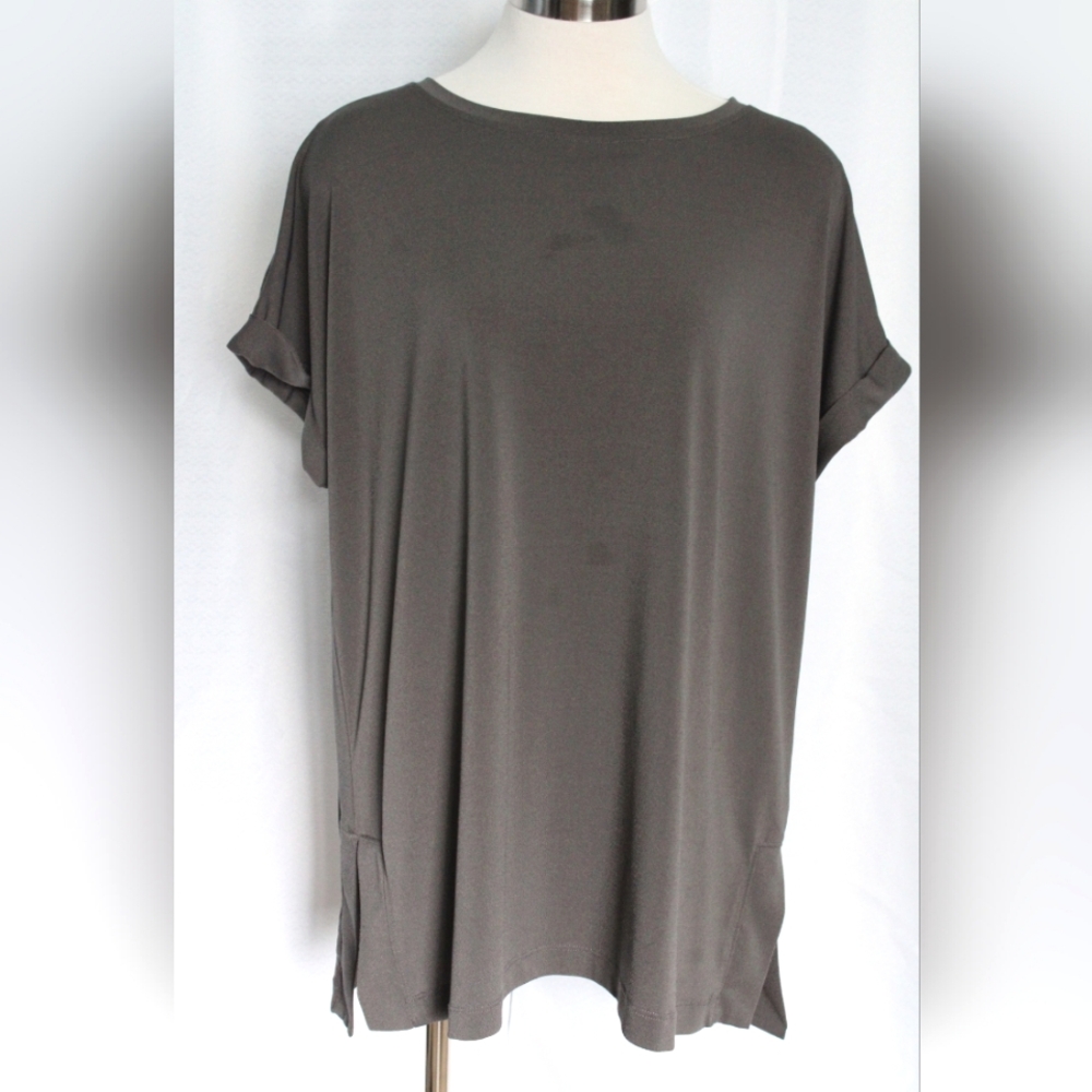 Womens Gray Blouse (L)